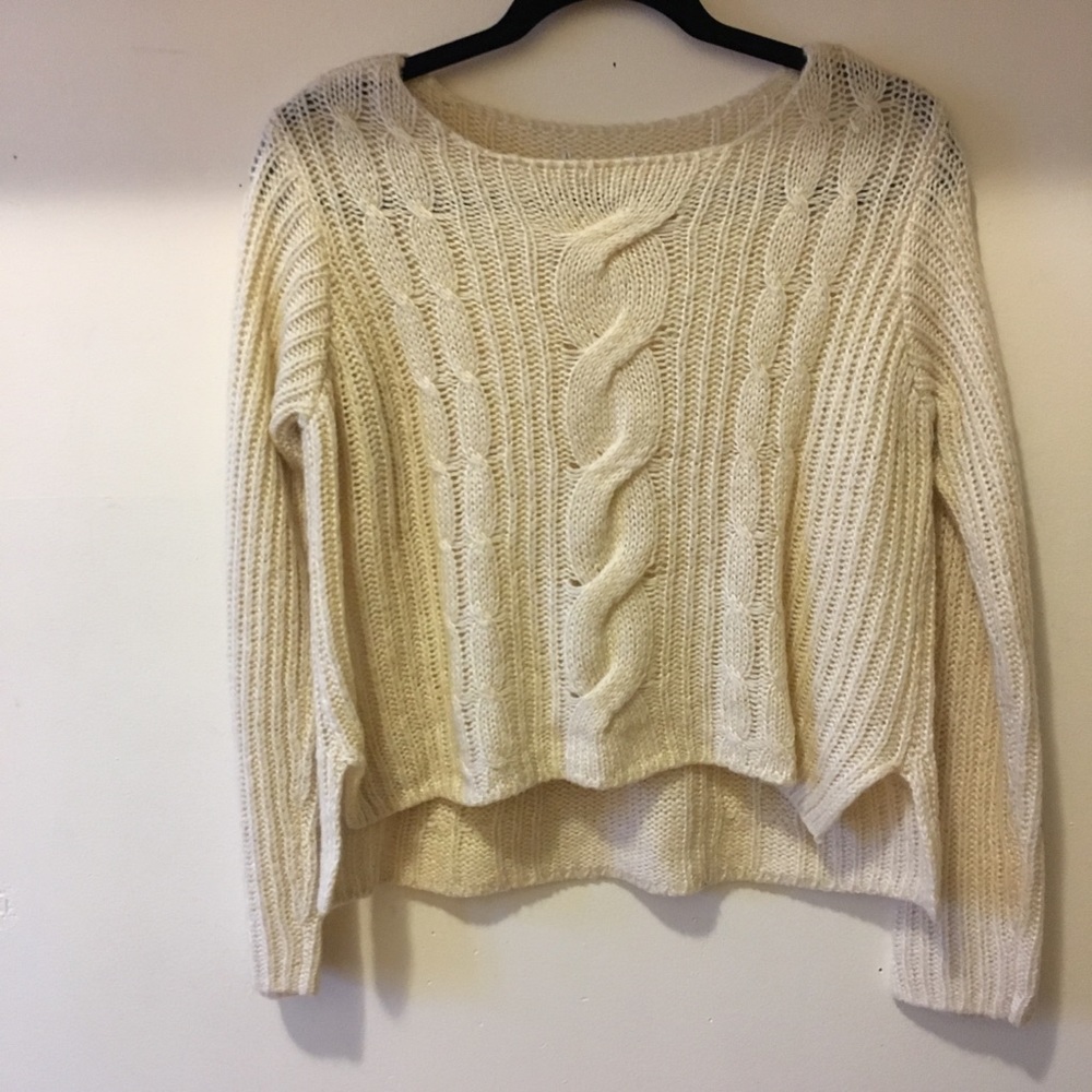Cream Knit Sweater